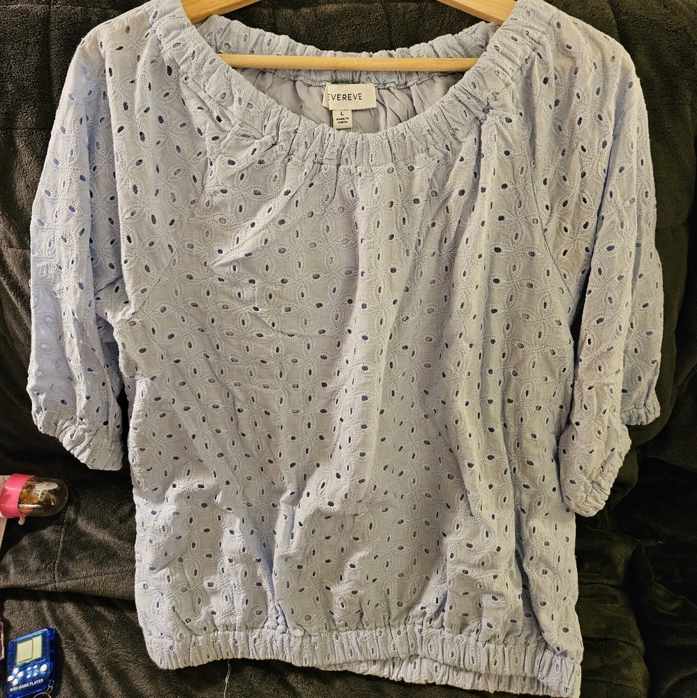Light Blue Evereve top